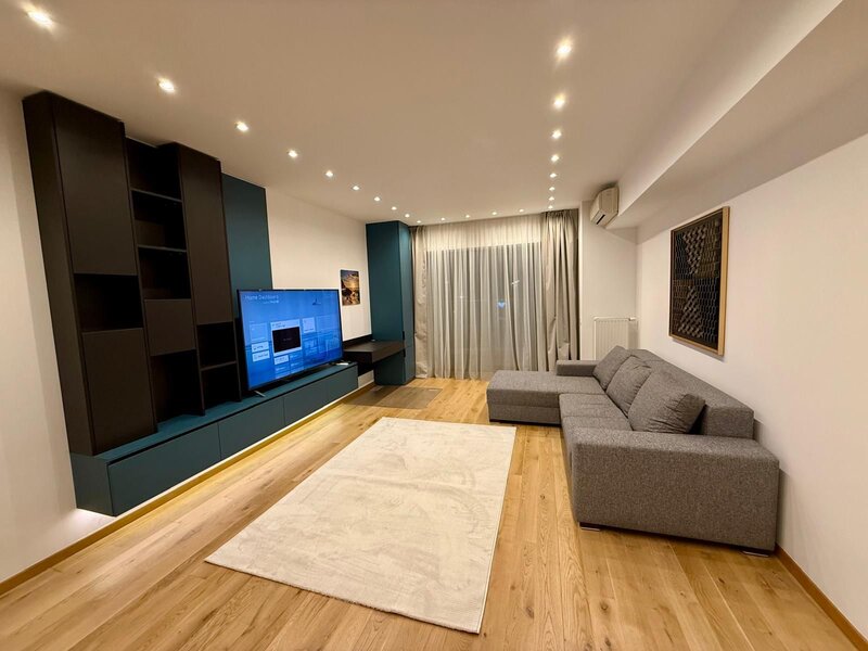 Upgrounds 2018 Aviatiei, 2 camere 74mp 2 Bai Centrala, AC, Parcare Subteran